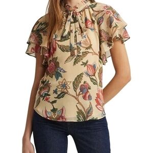 Lauren Ralph Lauren Multicolor Floral Blouse